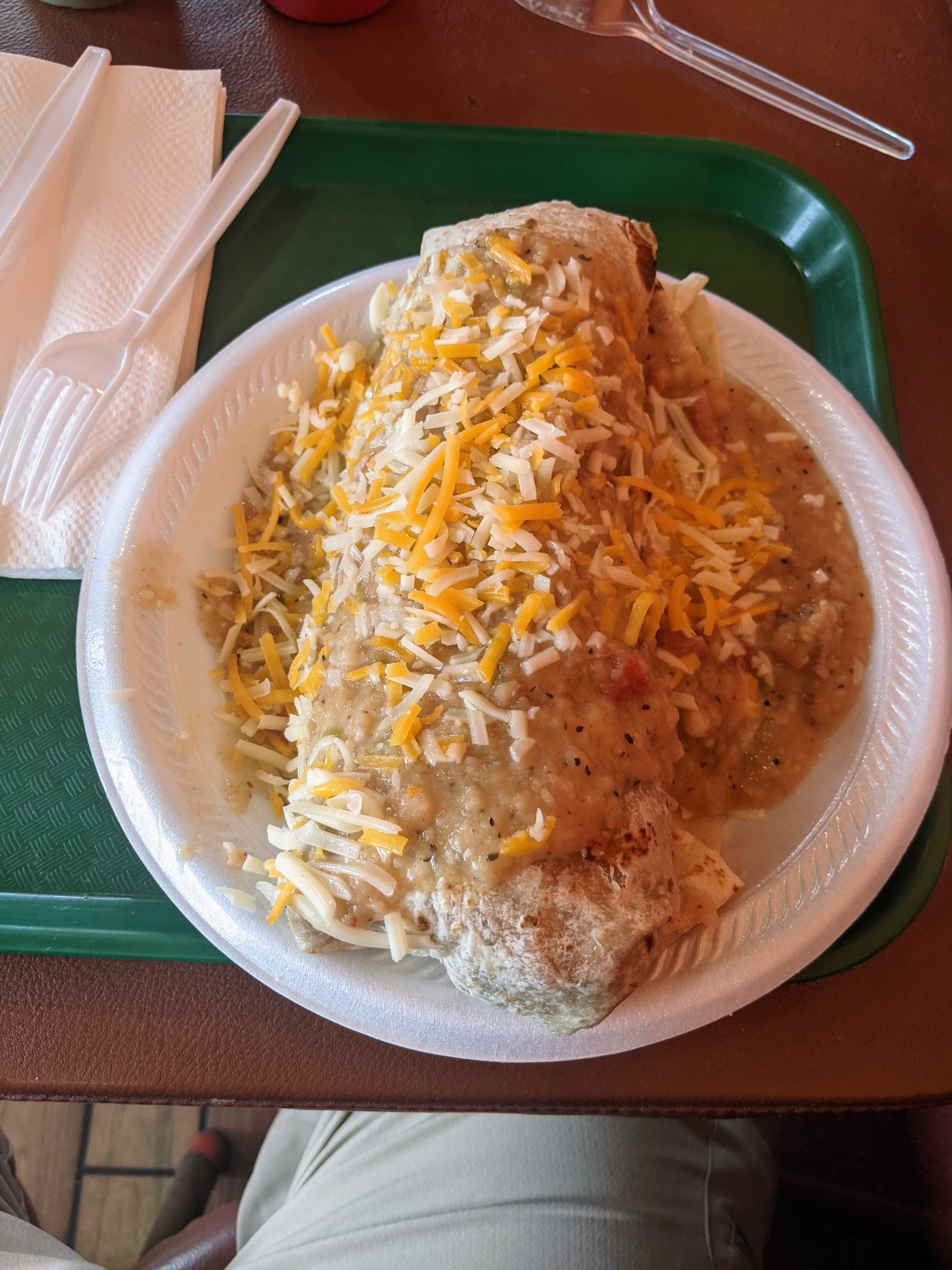 Monica's Smothered Burrito